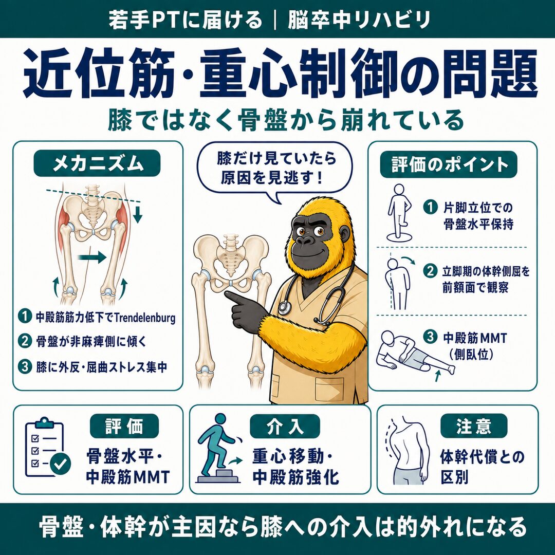 近位筋・重心制御の問題と評価