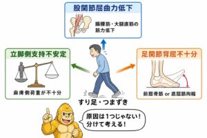 遊脚期障害の原因分類
