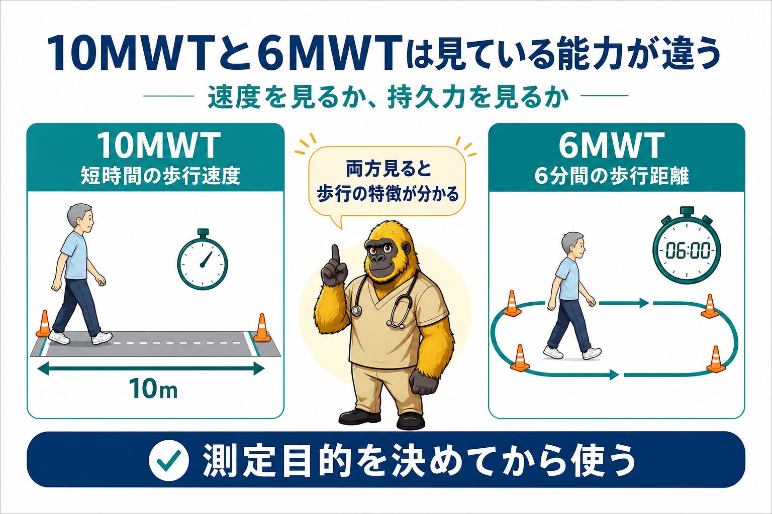 10MWT・6MWT の測定方法と概要