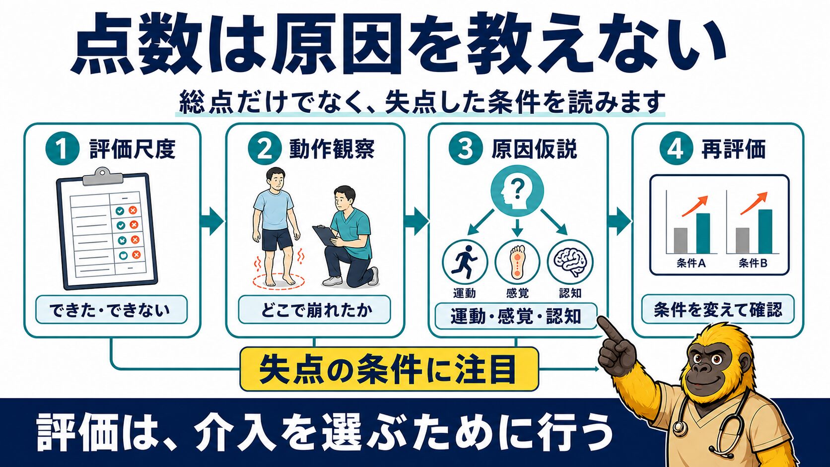 バランス評価は点数だけでなく失点条件を読む
