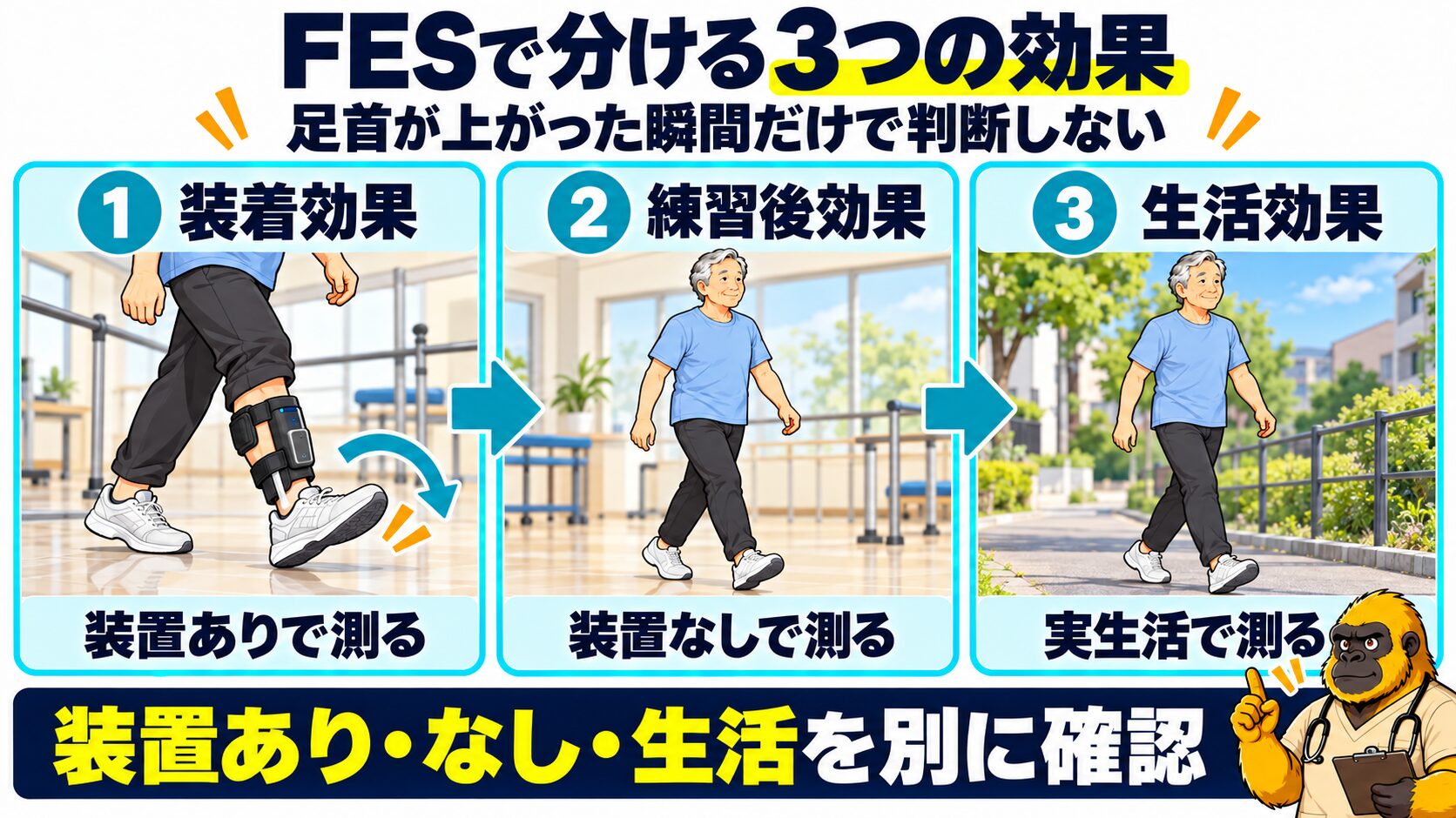FESで分ける三つの効果